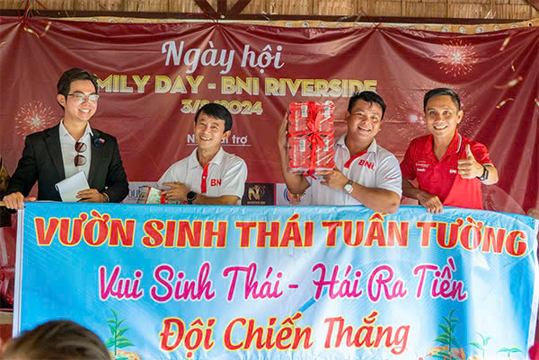 BNI Riverside tại Vườn sinh thái Tuấn Tường - Du lịch Tuấn Tường