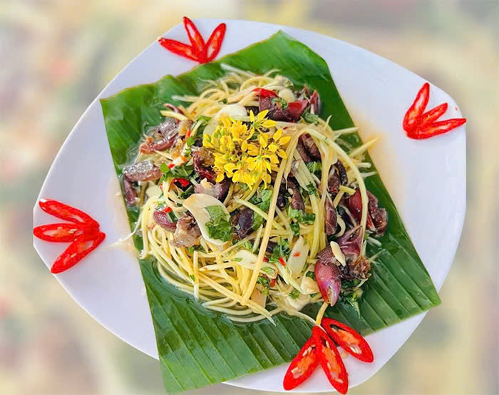 Gỏi ba khía trộn du đủ - Du lịch Tuấn Tường