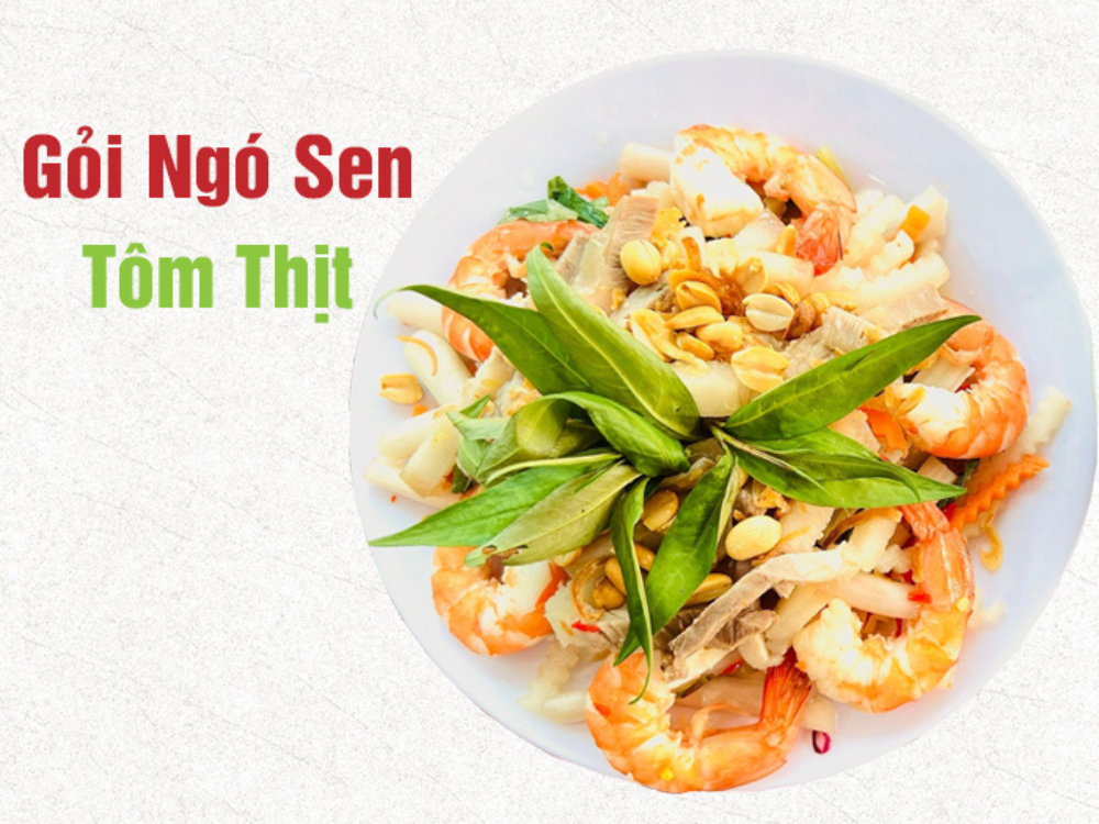 Gỏi ngó sen tôm thịt