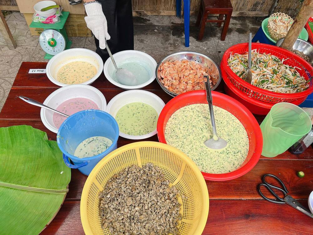 Bánh xèo, bánh khọt - Khu du lịch Tuấn Tường